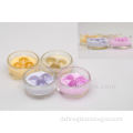 High Quality small round glass Candle Holder/candle cup